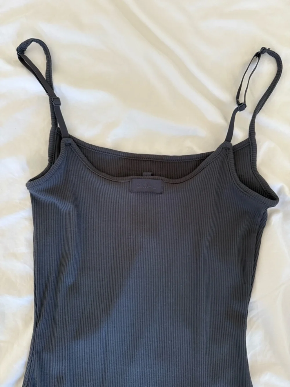 SKIMS Soft Lounge Long Slip Dress- Graphite - Picture 3 of 4